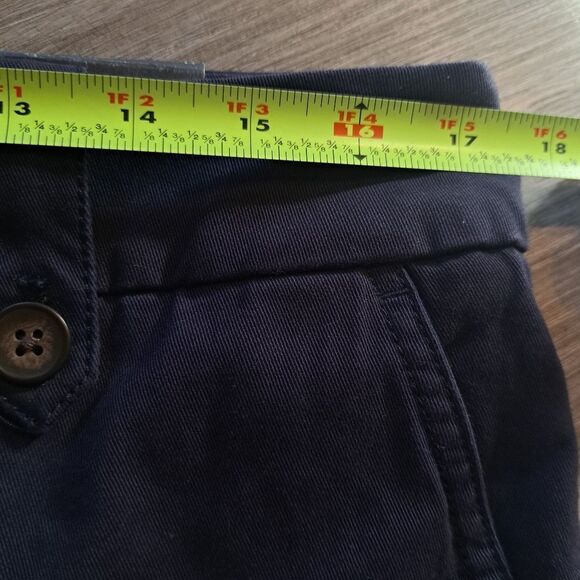 Talbots High Waist Wide Leg Minimalist Casual Prof Trendy Pants Size 14 Navy NWT - Picture 6 of 12